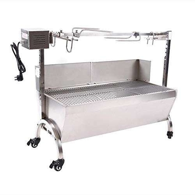CSA Spit Roast Gas Bbq Charcoal BBQ Lamb Pig Gas Bbq مع مبصقة المحمصة
