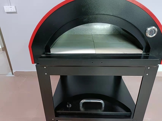 فرن بيتزا من الفولاذ المقاوم للصدأ يعمل بالخشب من AGA Brick Wood Fired Pizza Oven